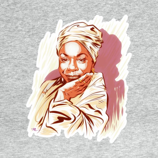 Nina Simone - An illustration by Paul Cemmick by PLAYDIGITAL2020